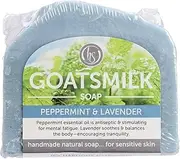 [Harmony Soapworks] Peppermint and Lavender Goat's Milk Soap, 140 Grams