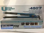Babylis pro Nano Titanium U Style, Straght, curl 450 F 1" plate