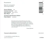 ANOUAR BRAHEM (OUD/COMPOSER) - SOUVENANCE: MUSIC FOR OUD QUARTET & STRING ORCHES
