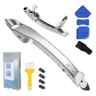Silicone Caulking Tools Kit Stainless Steel Grout Removal Tool,4 in 1 Tile Caulk