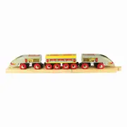 Bigjigs Rail 34cm Bullet Train Kids/Children Collectible Wooden Toy Set 3y+