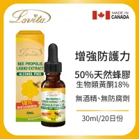 在飛比找Yahoo奇摩購物中心優惠-【Lovita愛維他】加拿大蜂膠滴液 18%生物類黃酮 (滴