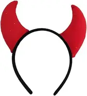 Devil Horns Headband Halloween Costumes for Women Halloween Headband Fancy Dress Cosplay AccessoriesRed Devil Costume Accessories for Women Girls Devil Ears Hairbands