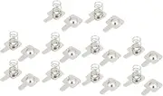 uxcell 10 Pairs AA AAA Batteries Metal Battery Spring Contact Plate Replacement for Remote Control Battery Charger