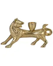 Sagebrook Home 8in Fox Taper Candle Holder