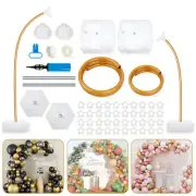 Balloon Arch Kit, Adjustable Balloon Arch Stand: Balloon Arch Frame Garden Ar...