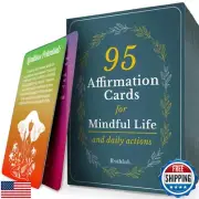 QUOKKA Rethink 95 Positive Affirmation Cards for Mindfulness | Inspirational