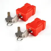 2Set Plug Lock-Electrical Cord Plug Lockout Device,Electrical Shutdown3743