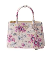 Prada Galleria printed Saffiano leather bag One size Begonia powder