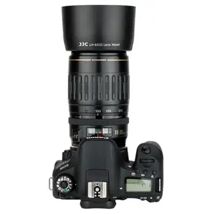 JJC ET-65III遮光罩佳能 EF 85mm F1.8 100mm F2 135mm F2.8 100-300mm