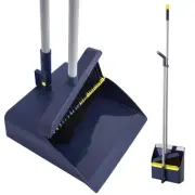 IVYROLL Broom and Dustpan Set, Long Handled Adjustable Dustpan and Brush with...
