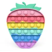 STRAWBERRY RAINBOW POP-IT FIDGET TOY