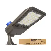 LED Parking Lot Light 200W, LED Shoebox Light with Arm Mount, 28000LM 5000K D...