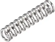 uxcell Compression Spring,304 Stainless Steel,6mm OD,1mm Wire Size,12.5mm Compressed Length,25mm Free Length,37.2N Load Capacity,Silver Tone,10pcs