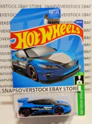 2022 HOT WHEELS BLUE NISSAN LEAF NISMO RC_02 ~ ELECTRIC POWERED RACE CAR, HW#100