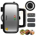 Sandwich Maker, 3 in 1 Waffle Maker with Removable Plates, 1200W Panini Press...