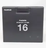 Fujifilm fujinon fuji XF 16mm F1.4 R WR Lens Black