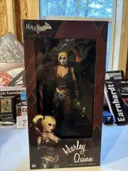 NECA 1/4 Scale Harley Quinn 18" Action Figure Doll Batman Arkham City DC Sealed