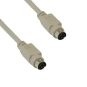 LOT10 15' MDIN 6 6Pin Male to Male Cable Shielded PS/2 Keyboard Mouse to PC