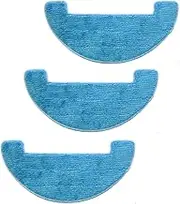 Robot Vacuum Cleaner Water Tank Mop Cloth Rags Compatible with OSOJI 950 990 870 Robotic Vacuum Cleaner Spare Parts Accessories Replacement (Color : 3pcs mop Cloth)