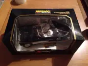 BBURAGO 1/18 Scale Die-Cast Metal Chevrolet Black Corvette 1957, MIB (B80)