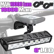 Bicycle Light Front 10000mAh Light 10000Lumen Waterproof USB Charging MTB Road