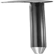 Rolling Head Pry Bar 16" Length 0.6" Rod Dia Carbon Steel Lady-Foot Leverage Bar