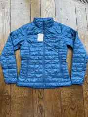 Patagonia Women’s Nano Puff Insulated Jacket Lagom Blue Medium NWT $239 Org.