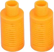PLASTIC PNEUMATIC MUFFLER CONTROL EXHAUST COMPRESSOR FITTING ORANGE FOR AIR LINE (50pcs muffler PSL-02)