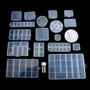 Grids 7 Color Choose Adjustable Jewelry Beads Pills Nail Art Tips Storage Box Ca