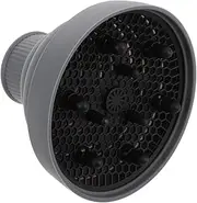WOONEKY Folding Hair Dryer Diffuser Attachment Adaptable Grey Hairdryer Nozzle for Salon and Home Use Fit for Various Hair Dryers Easy to Clean and Install