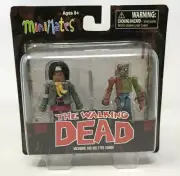 New MiniMates The Walking Dead Michonne and One Eyed Zombie Figure FP20