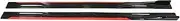 Universal Car Side Skirt 8 Pcs Winglet Splitters Lip Side Spoiler Compatible for BMW Audi VW Honda Benz(Red)
