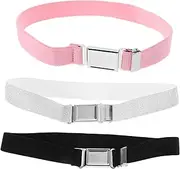 [Generic] 3 Pcs Belt Waist Belt Belt Belts Stretchy Belt for Girl Stretchy Belt Stretchy Belt for Boys Boy Belt Boys Belt Belt Elastic Belt for Elastic Band