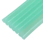 Mini Hot Glue Sticks for Glue Gun 4-inch x 0.28-inch Luminous Blue-Green 12Pcs