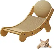 Cat Scratcher with Scratching Ball Cat Scratching Board Furniture Protector Playing Sisal Cat Scratch Post for Indoor Cats
