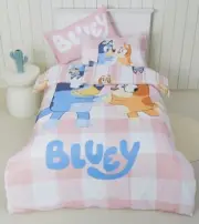 ~ Reversible Bluey Quilt Cover Set ~ Single Bed Quilt Cover ~ Bingo ~ Bandit ~