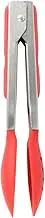 Dexas G7T-1795 Spoon and Strain Tongs with Gravity Open and Close Operation, 7 inches, Red
