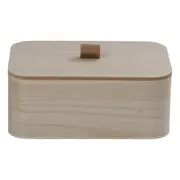 Urban Crafter Paulowina Rectangle Box with Lid 20 x 13 x 8cm