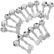 Sea Rod Fishing Bells Fish Bite Alerts Stainless Steel Anti-Drop Alarm Bells for Outdoor Fishing