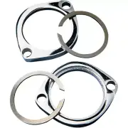 Chrome Exhaust Flange Kit 2001-2003 Harley Heritage Springer FLSTS-I