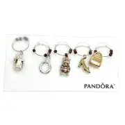 Pandora Dangle Wine Glass Charms - Set of 5