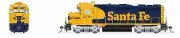 Broadway Limited 7561 HO ATSF Blue Bonnet GP30 Diesel Locomotive w/Sound #2723
