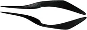 mknvu Headlight Eyebrow Trim Sticker,Fit For LEXUS, IS IS300 III IS250 2013-2016 Headlamp Eyelid Carbon Fiber Car Front Head Light Lamp Cover Brow Headlight Eyebrow Strips