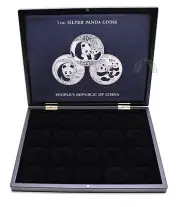 Display Box for 20 1oz Silver Panda Coins in Original Capsules from Mint