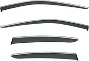 Window Visor Wind for Harrier Venza Xu80 Window Visor Awnings Shelters 4pcs Car Side Window Guard Vent Awnings Shelters Rain Guard Door Visor