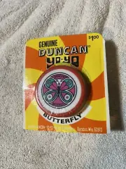 Vintage DUNCAN YOYO "Psychedelic" Butterfly 1970's Flambeau New in Package NOS