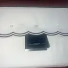 Ralph Lauren King Flat Sheet Malin Scallop White Polo Navy New