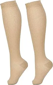 [Letuwj] Open Toe Compression Socks Calf Socks Stretch Compression Socks Long