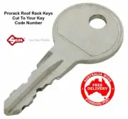 Ski Rack Lock Keys Cut To Code Number Prorack, Thule Yakima Roof Rack Key